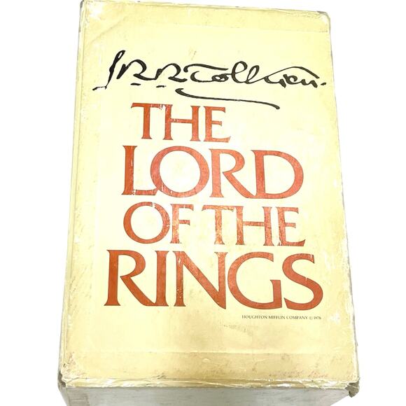 J.R.R. Tolkien Other - The Lord of the Rings Trilogy Book Set with Maps 2nd Edition 1978 Hardcover